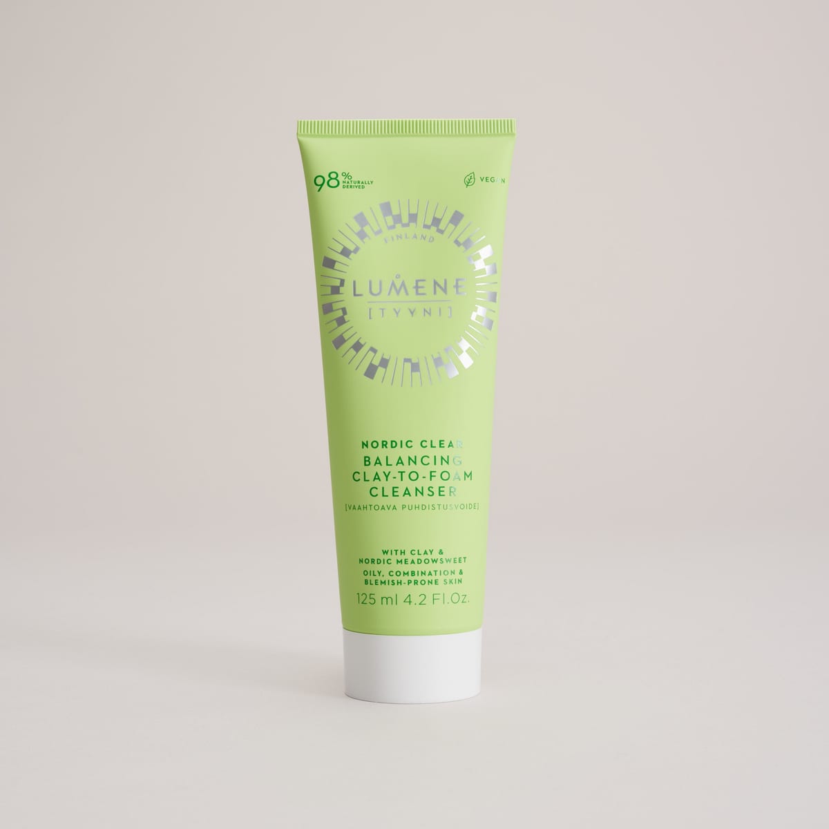 LUMENE Nordic Clear Balancing Clay-to-Foam Cleanser