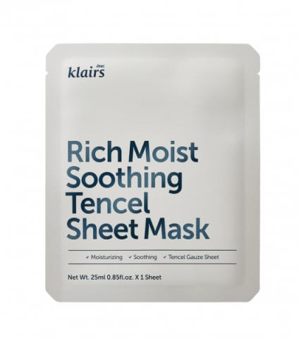 Dear, Klairs Rich Moist Soothing Tencel Sheet Mask