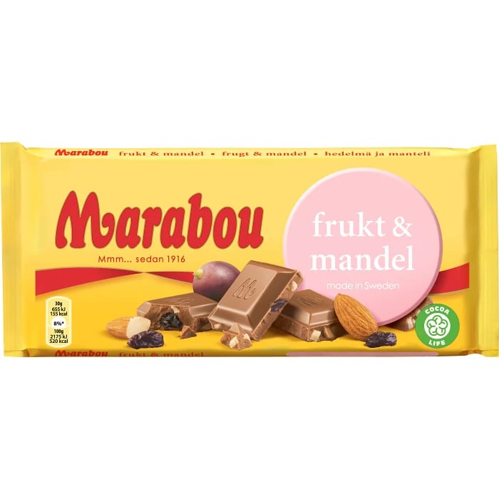 Marabou Frukt & Mandel