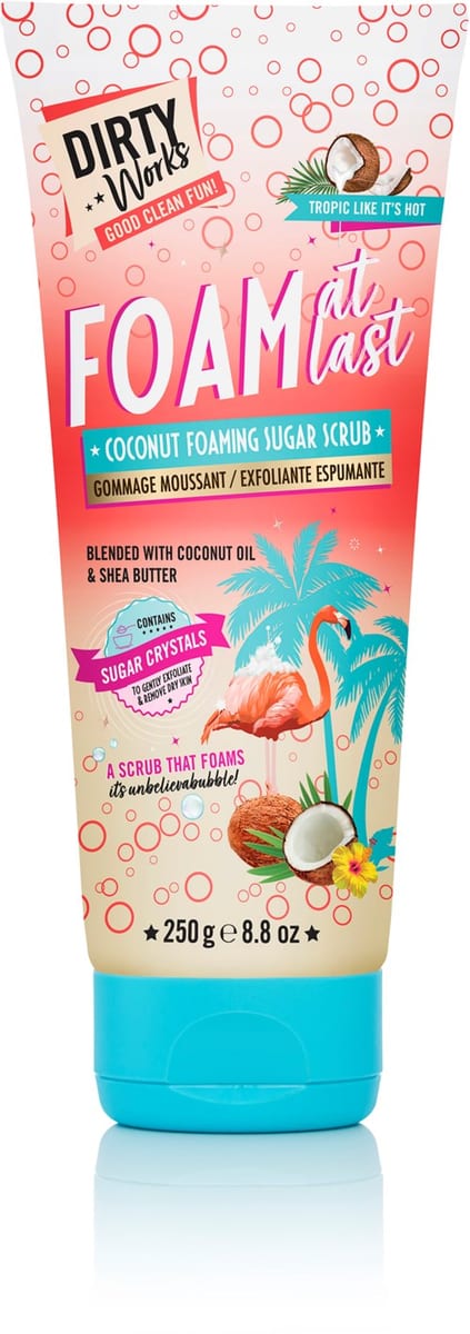 Dirty Works Foam at Last Coconut Foaming Sugar Scrub