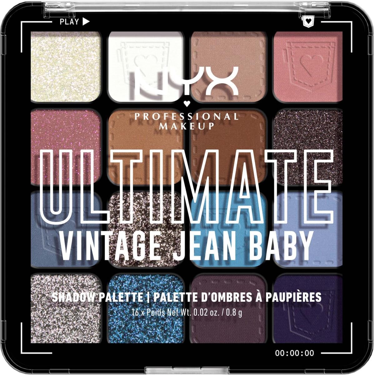 NYX Professional Makeup Vintage Jean Baby Palette