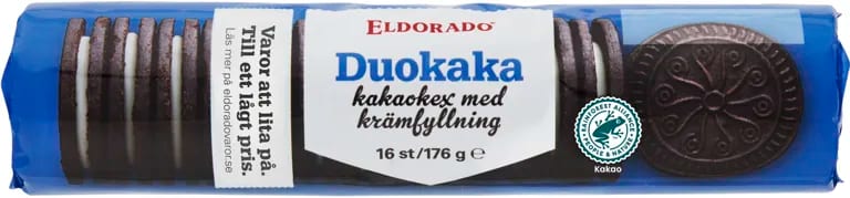 Eldorado Duokaka med krämfyllning