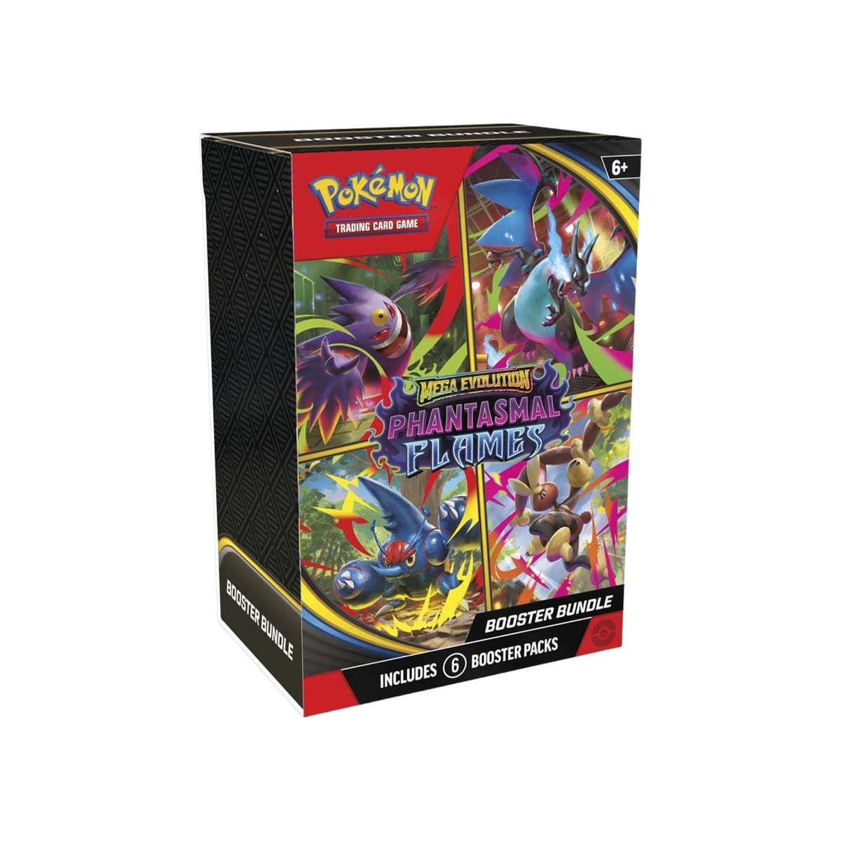 Pokémon Pokémon TCG: Mega Evolution—Phantasmal Flames Booster Bundle (6 Packs)