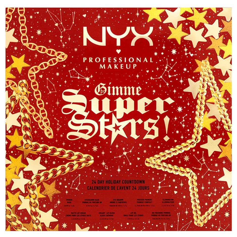 NYX Professional Makeup Gimme Super Stars! Holiday Advent Calendar 2021