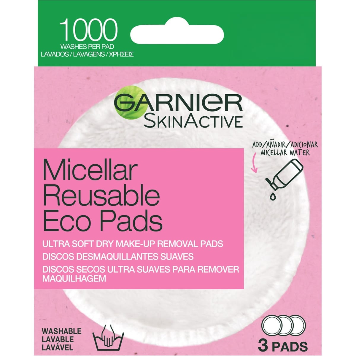 Garnier SkinActive Micellar Reusable Eco Pads