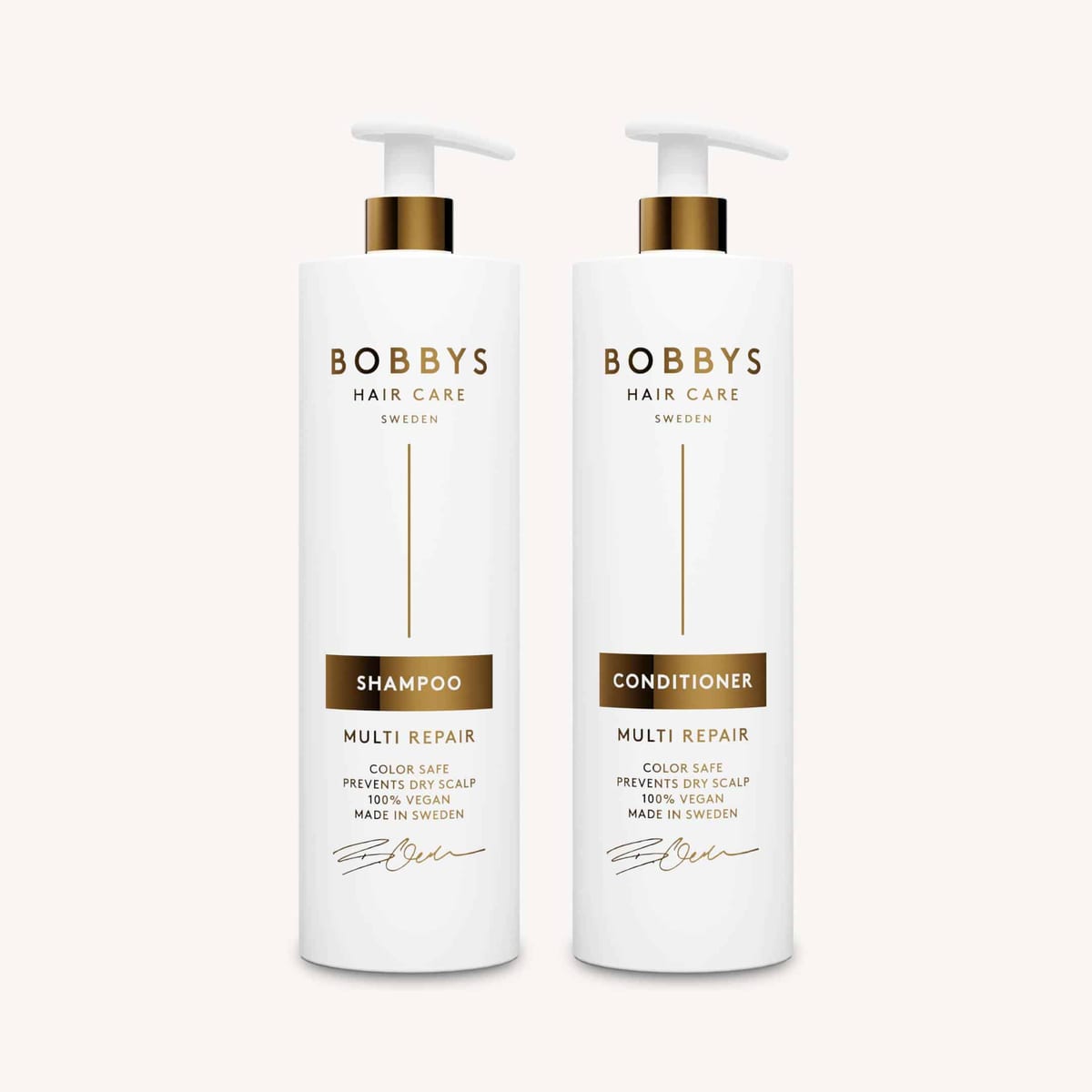 Bobbys Hair Care Multi Repair Schampo & Balsam 1000 ml