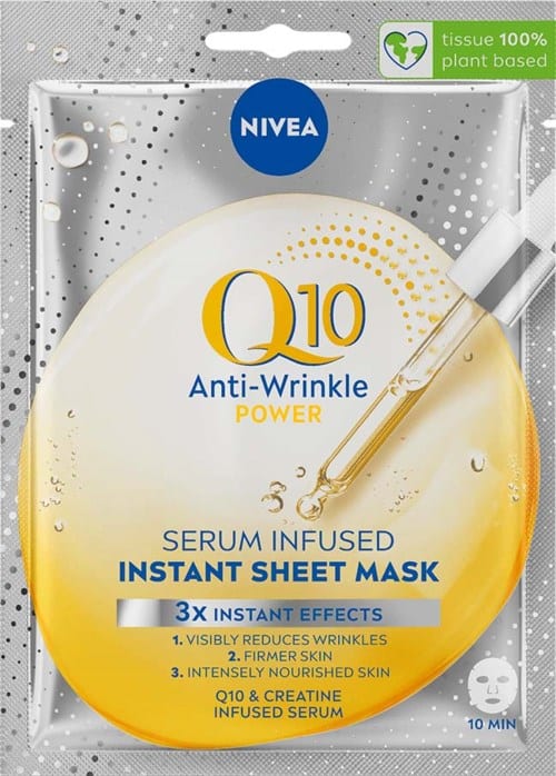 NIVEA Q10 Anti-Wrinkle Power Serum Infused Sheet Mask