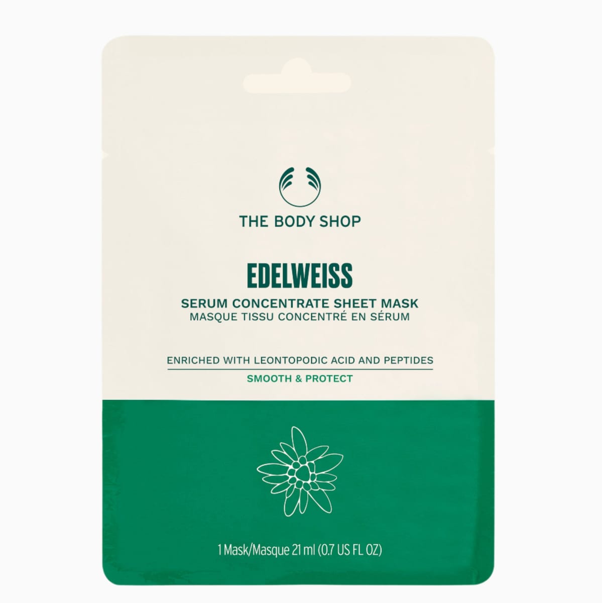 The Body Shop Edelweiss Serum Concentrate Sheet Mask