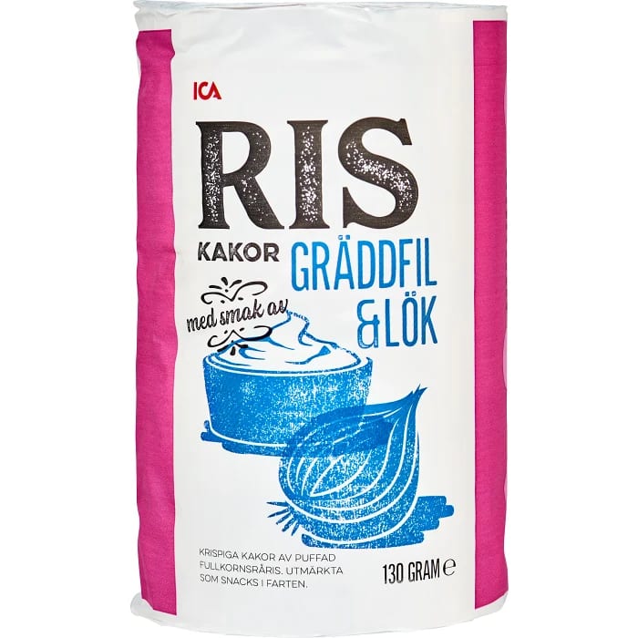 ICA Riskakor Gräddfil & Lök